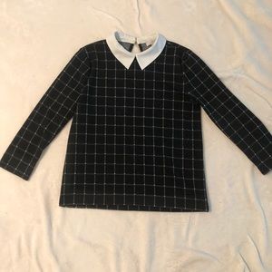 The Loft Womens Long Sleeve with Built-in Collar